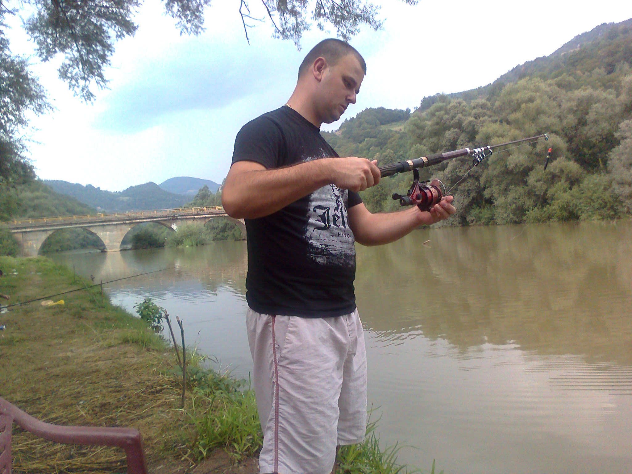 fishing trip by the Drinjača